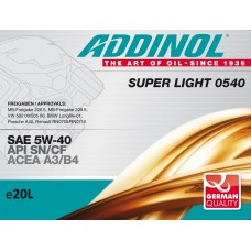 Addinol Super Light 0540, 20л